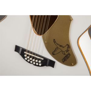 Gretsch Guitars G5022CWFE-12 Rancher Falcon Acoustic - Electric 12-String White