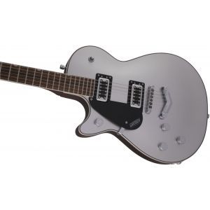 Gretsch Guitars G5230LH Electromatic Jet FT Single-Cut with V-Stoptail Left-Handed Airline Silver