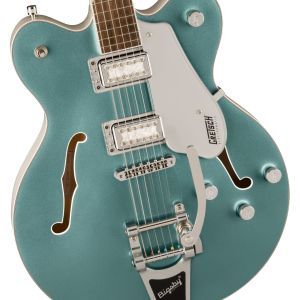 Gretsch G5622T-140 Electromatic 140th Double Platinum Center Block with Bigsby Two-Tone Stone Platinum/Pearl Platinum