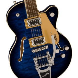 Gretsch G5655T-QM Electromatic Center Block Jr. Single-Cut Quilted Maple with Bigsby Hudson Sky