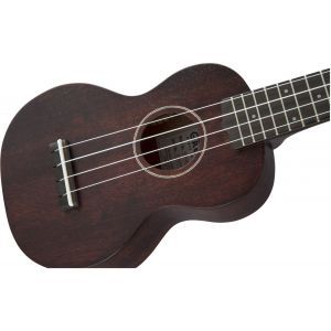 Gretsch Guitars G9100-L Soprano Long-Neck Ukulele with Gig Bag Vintage Mahogany Stain