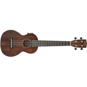 Gretsch Guitars G9110-L A.E. Concert Long-Neck Ukulele with Gig Bag Acoustic - Electric Vintage Mahogany Stain