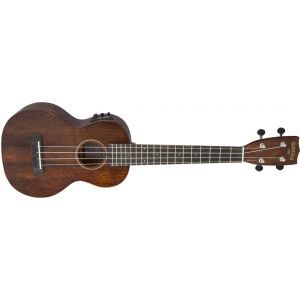 Gretsch Guitars G9110-L A.E. Concert Long-Neck Ukulele with Gig Bag Acoustic - Electric Vintage Mahogany Stain