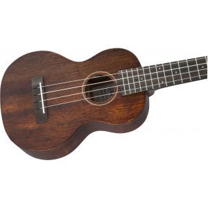 Gretsch Guitars G9110-L A.E. Concert Long-Neck Ukulele with Gig Bag Acoustic - Electric Vintage Mahogany Stain