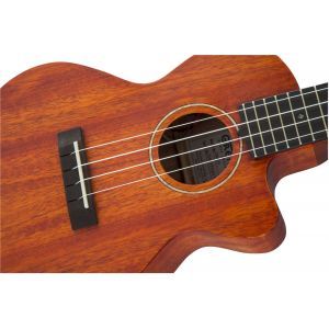 Gretsch Guitars G9121 A.C.E. Tenor Ukulele with Gig Bag Acoustic - Cutaway - Electric Honey Mahogany Stain