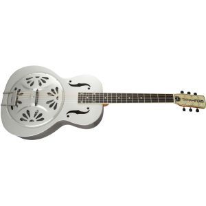 Gretsch Guitars G9221 Bobtail Steel Round-Neck A.E. Steel Body Spider Cone Fishman Nashville Resonator Pickup