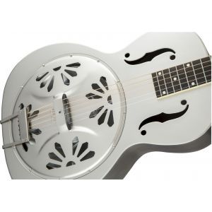Gretsch Guitars G9221 Bobtail Steel Round-Neck A.E. Steel Body Spider Cone Fishman Nashville Resonator Pickup