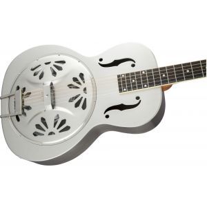 Gretsch Guitars G9221 Bobtail Round-Neck Acoustic - Electric Steel Body Resonator Guitar Weathered