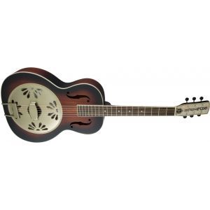 Gretsch Guitars G9241 Alligator Biscuit Round-Neck with Fishman Nashville Pickup 2-Color Sunburst