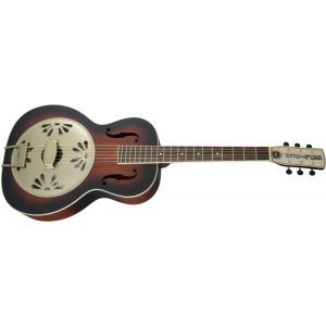 Gretsch Guitars G9241 Alligator Biscuit Round-Neck with Fishman Nashville Pickup 2-Color Sunburst