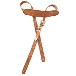 Gretsch Vintage Tooled Leather Guitar Strap Russet