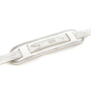 Gretsch Vintage Tooled Leather Straps White