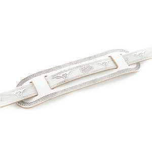 Gretsch Vintage Tooled Leather Guitar Strap White