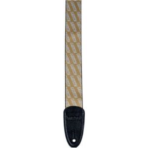 Gretsch Guitars Strap with White Logos Gold