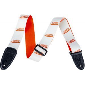 Gretsch Vibrato Arm Pattern Straps White and Orange