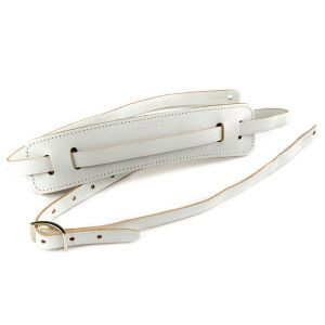 Gretsch Guitars Vintage Leather Guitar Strap Vintage White