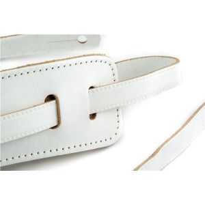 Gretsch Guitars Vintage Leather Guitar Strap Vintage White