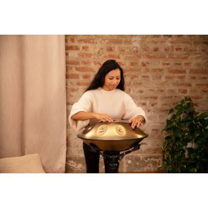 Meinl Sensory Stainless Steel C# Minor 9 Notes 432 Hz - Vintage Gold