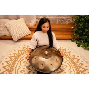 Meinl Sensory Stainless Steel C# Minor 9 Notes 432 Hz - Vintage Gold