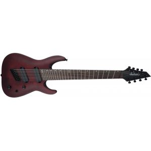 Jackson X Series Dinky Arch Top DKAF8 MS Laurel Fingerboard Multi-Scale Stained Mahogany