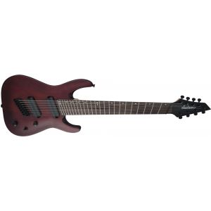 Jackson X Series Dinky Arch Top DKAF8 MS Laurel Fingerboard Multi-Scale Stained Mahogany
