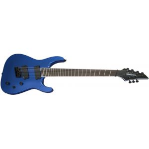 Jackson X Series Soloist Arch Top SLAT7 MS Laurel Fingerboard Multi-Scale Metallic Blue