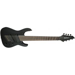 Jackson X Series Soloist Arch Top SLAT8 MS Laurel Fingerboard Multi-Scale Gloss Black