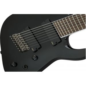 Jackson X Series Soloist Arch Top SLAT8 MS Laurel Fingerboard Multi-Scale Gloss Black
