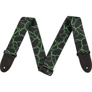 Jackson 2 Poly Strap Crackle Black and Green
