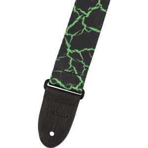 Jackson 2 Poly Strap Crackle Black and Green