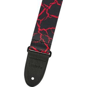 Jackson 2 Poly Strap Crackle Black and Red