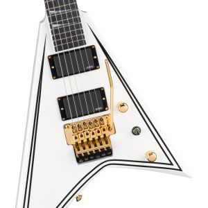 Jackson MJ Series Rhoads RR24MG White with Black Pinstripes