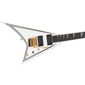 Jackson MJ Series Rhoads RR24MG White with Black Pinstripes