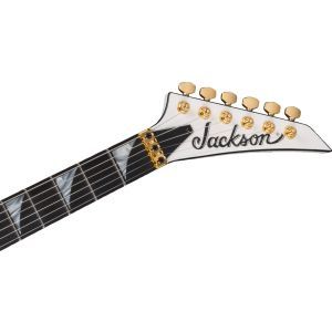 Jackson MJ Series Rhoads RR24MG White with Black Pinstripes