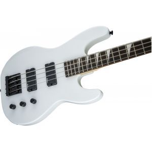 Jackson JS Series Concert Bass JS2 Amaranth Fingerboard Snow White