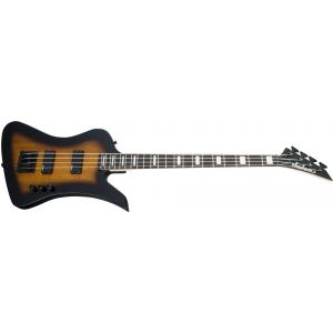 Jackson JS Series Kelly Bird Bass IV JS2 Amaranth Fingerboard Tobacco Burst