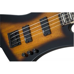 Jackson JS Series Kelly Bird Bass IV JS2 Amaranth Fingerboard Tobacco Burst