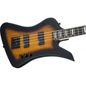 Jackson JS Series Kelly Bird Bass IV JS2 Amaranth Fingerboard Tobacco Burst
