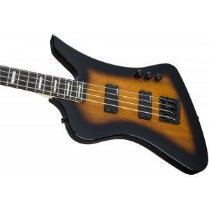 Jackson JS Series Kelly Bird Bass IV JS2 Amaranth Fingerboard Tobacco Burst