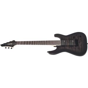 Jackson JS Series Dinky Arch Top JS22Q-7 DKA HT Transparent Black Burst