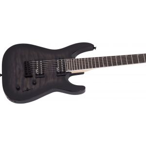 Jackson JS Series Dinky Arch Top JS22Q-7 DKA HT Transparent Black Burst