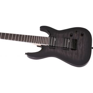 Jackson JS Series Dinky Arch Top JS22Q-7 DKA HT Transparent Black Burst