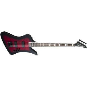 Jackson JS Series Kelly Bird JS3Q Amaranth Fingerboard Transparent Red Burst