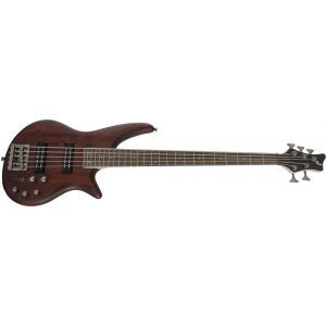 Jackson JS Series Spectra Bass JS3V Laurel Fingerboard Walnut Stain