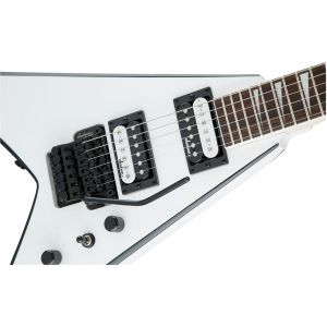 Jackson JS Series King V JS32 White with Black Bevels