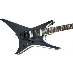 Jackson JS Series Warrior JS32 Amaranth Fingerboard Black with White Bevels