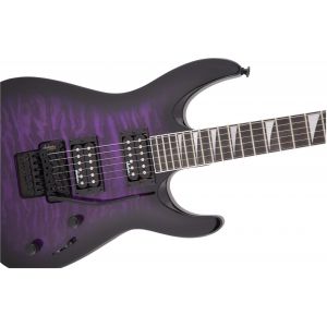 Jackson JS Series Dinky Arch Top JS32Q DKA Amaranth Fingerboard Transparent Purple Burst