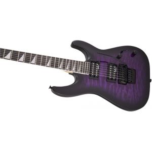 Jackson JS Series Dinky Arch Top JS32Q DKA Amaranth Fingerboard Transparent Purple Burst