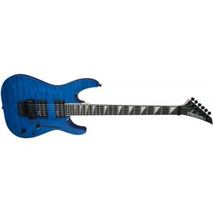 Jackson JS Series Dinky Arch Top JS32Q DKA Amaranth Fingerboard Transparent Blue