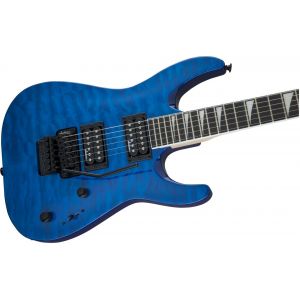 Jackson JS Series Dinky Arch Top JS32Q DKA Amaranth Fingerboard Transparent Blue